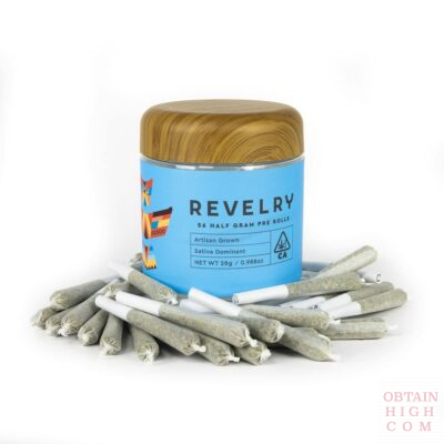 Lost Coast Haze Sativa 56 Cannabis Pre-Rolls 28 Grams by Revelry Herb Co obtain high